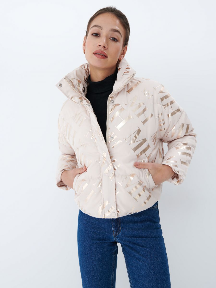 cream cropped jacket