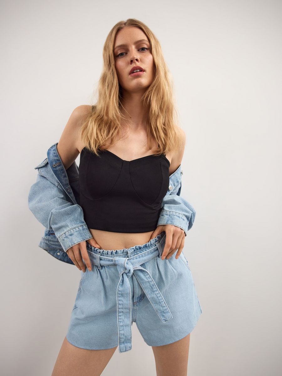 Denim shorts Eco Aware, MOHITO, 8187L-50J