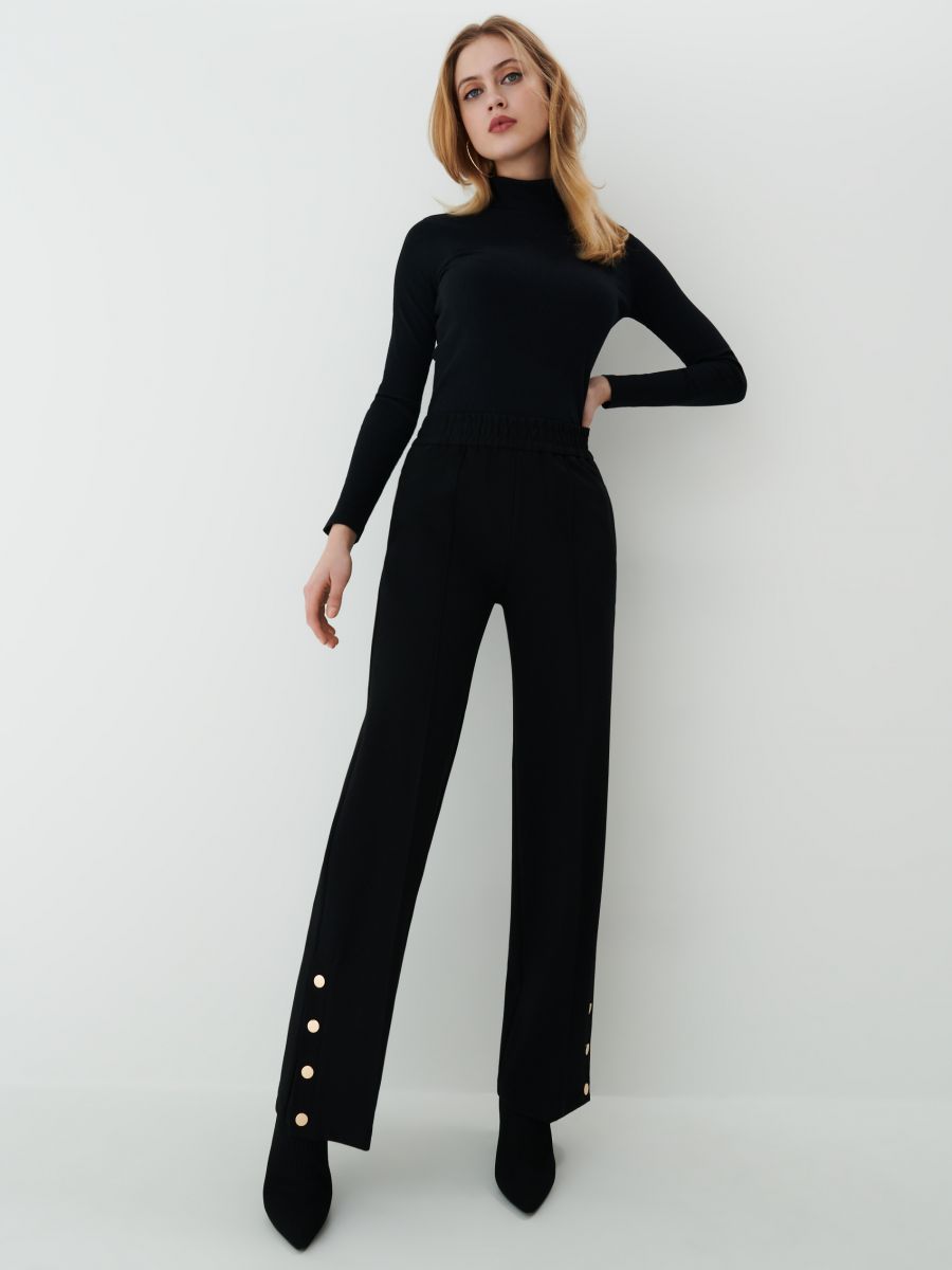 Wide leg trousers, MOHITO, 9216L-99X