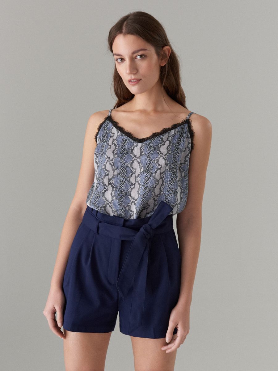 ladies paperbag shorts