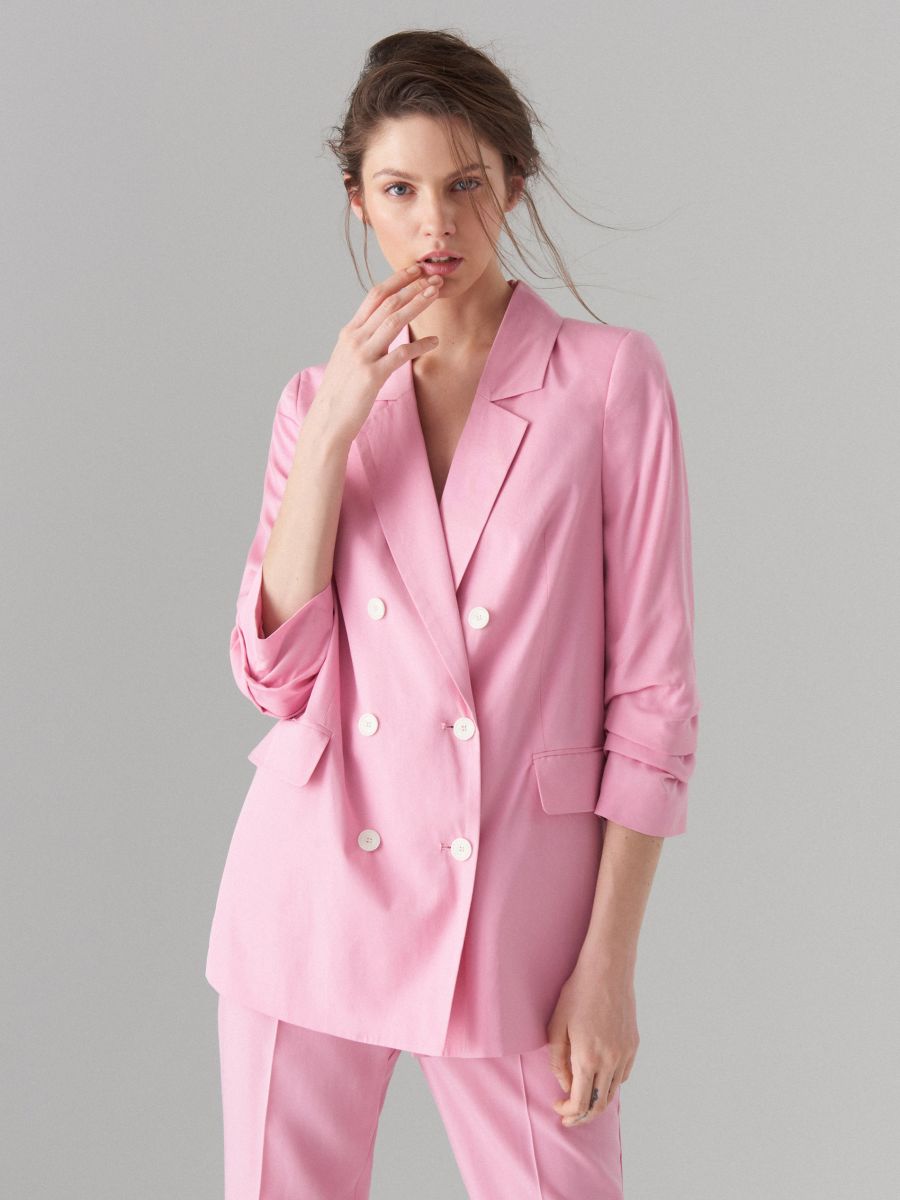 tibi pink blazer