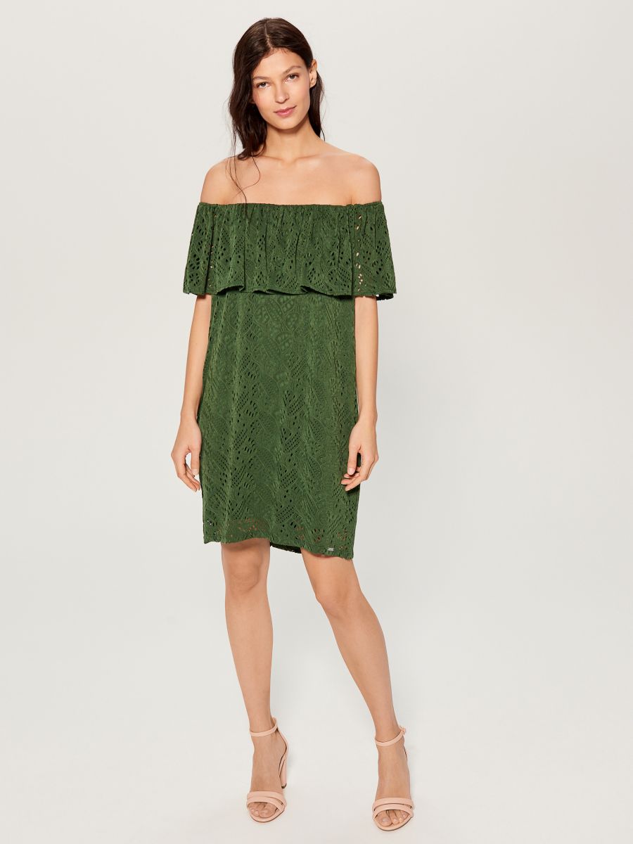 zara patterned dress