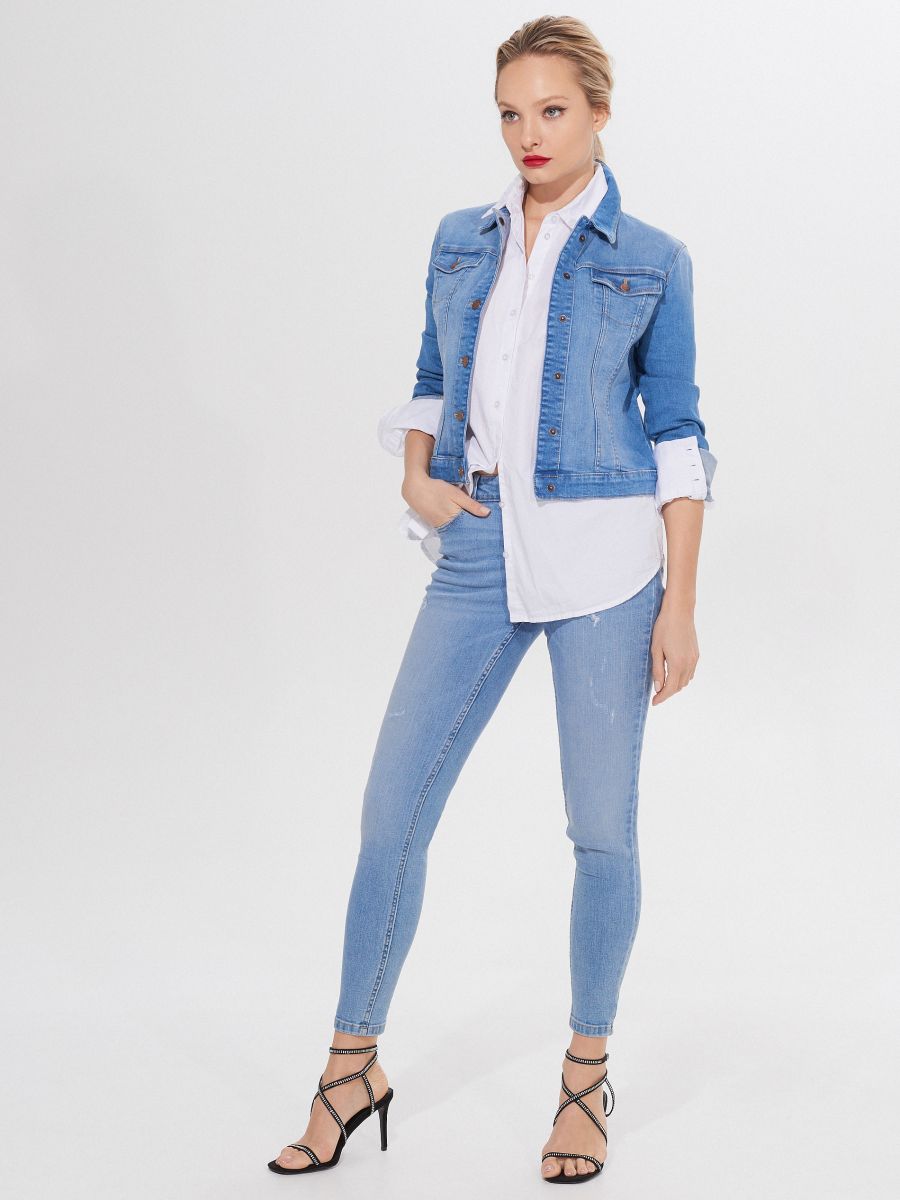 Short denim jacket, MOHITO, XE028-50J