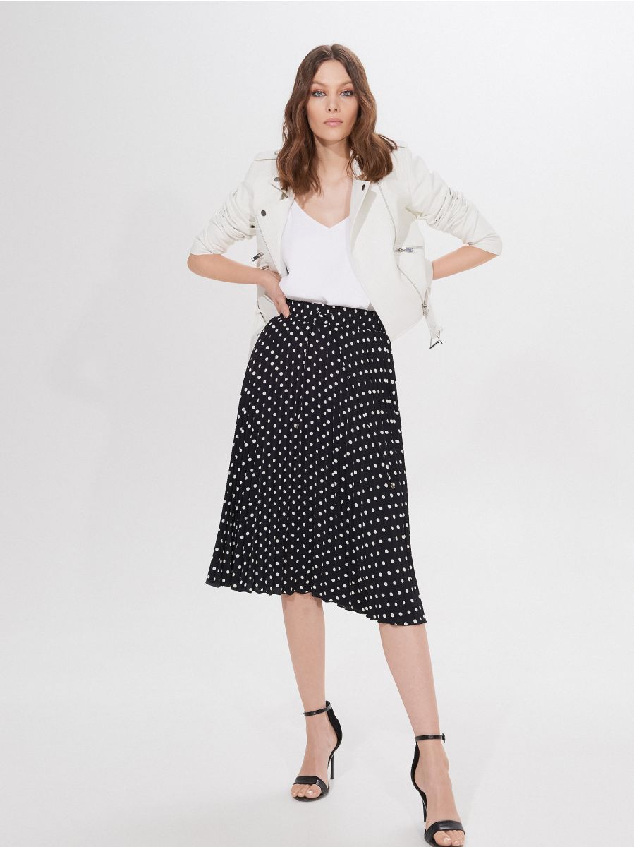 Dotted midi skirt Clearance
