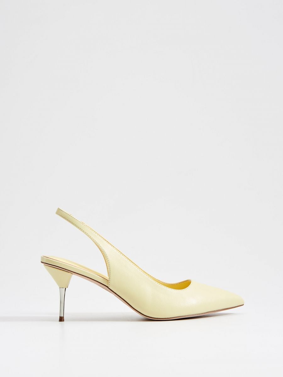 soft yellow heels