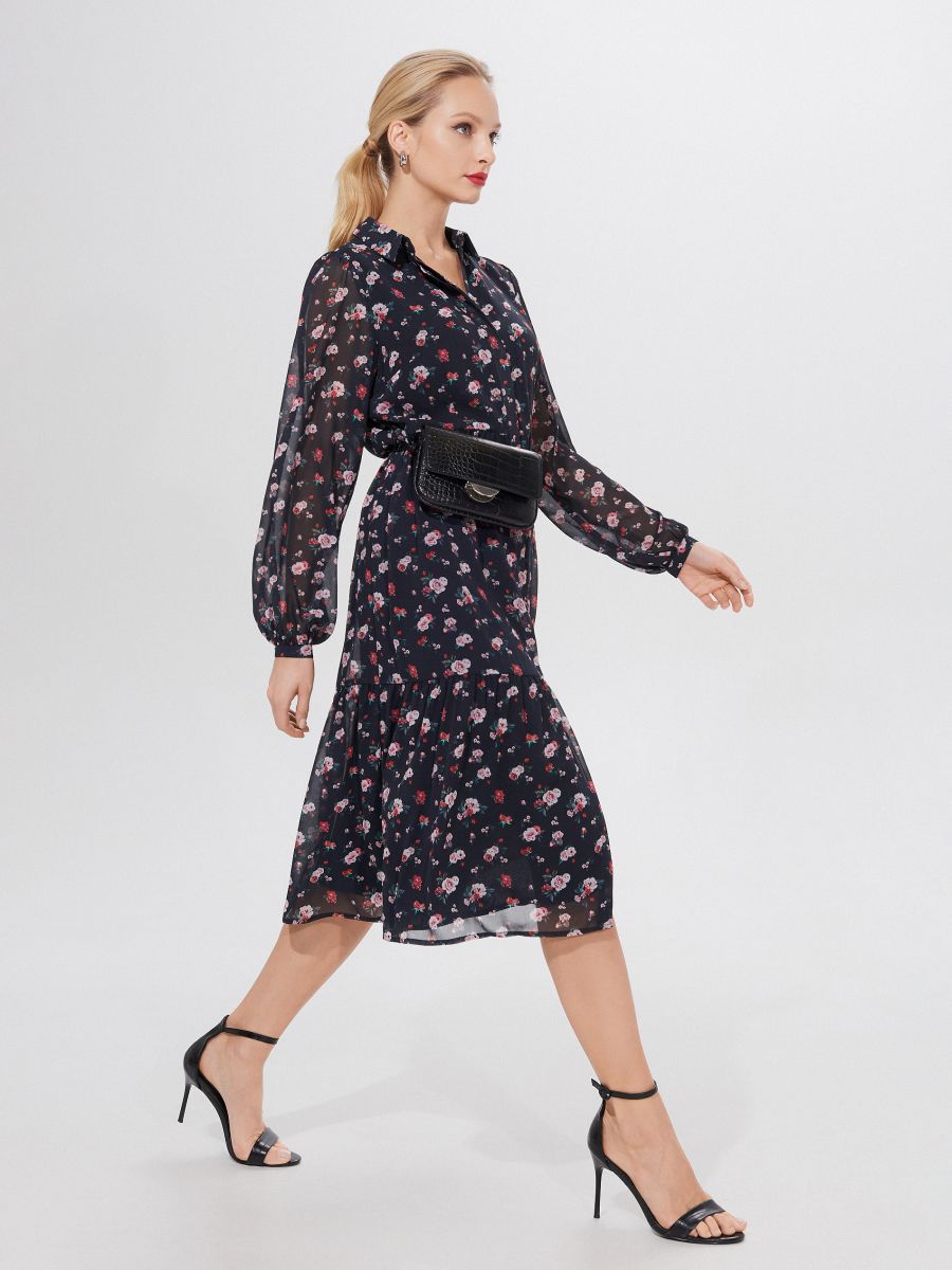floral midi dress